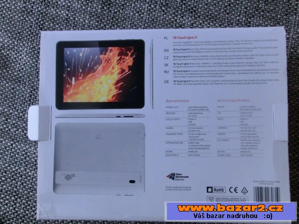 Prodám TB TOUCH Ignis 9.7