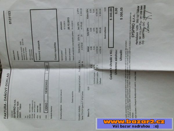 Prodám TB TOUCH Ignis 9.7