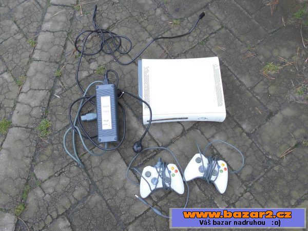 Xbox 360 20GB HDD ovladače kabely 