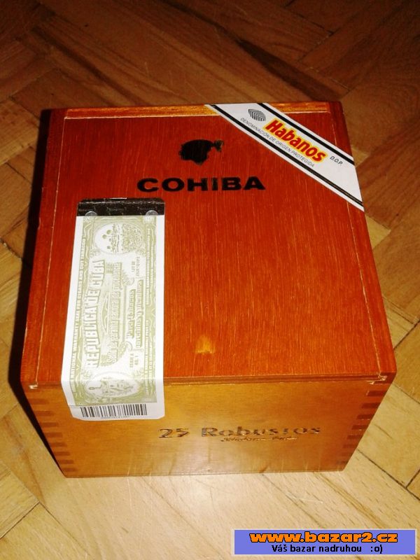 Doutníky Cohiba Robustos 25 kusů