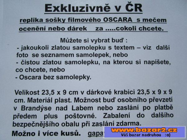 Originální dárek nebo ocenění