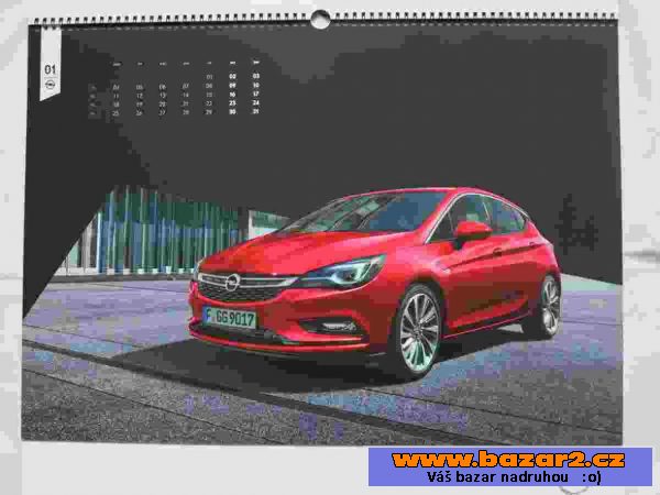 Nástěnný kalendář 2016 Opel Astra