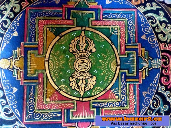 Tibetská Thangka Dharmapala