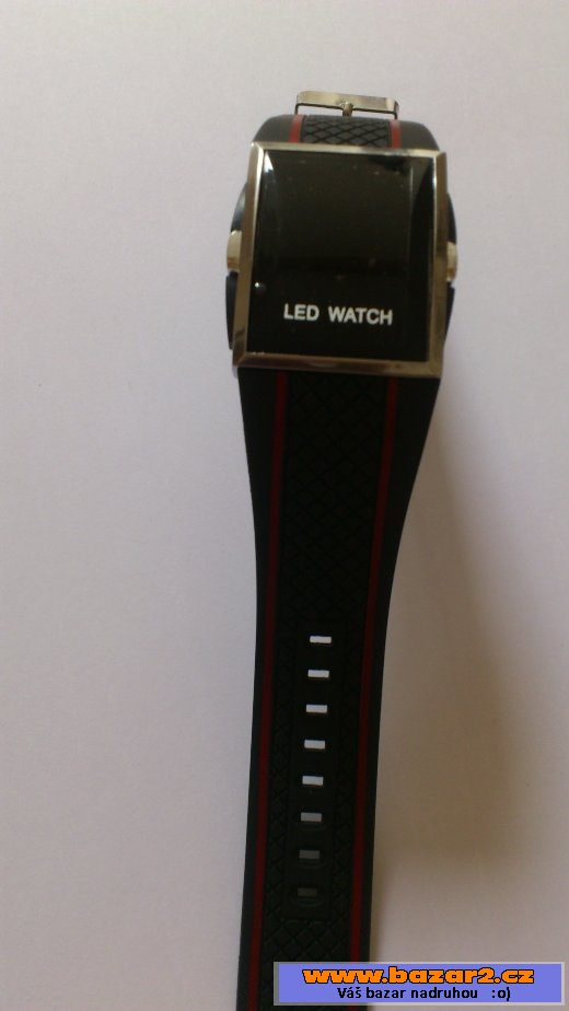 Pánské kovové hodinky LED