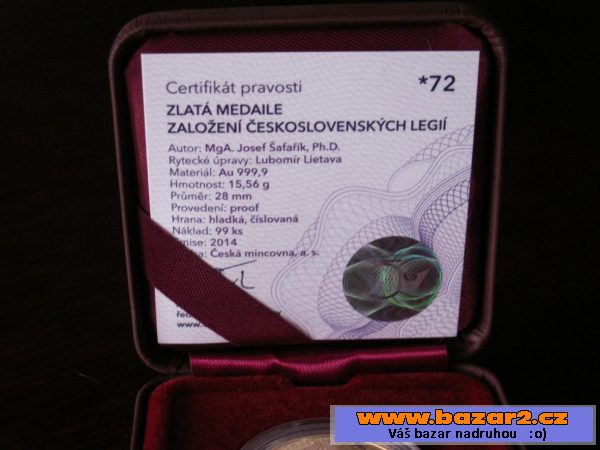 Založení Československých legií 