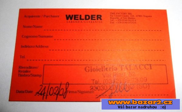Welder by U-Boat K-26 Chronograph 