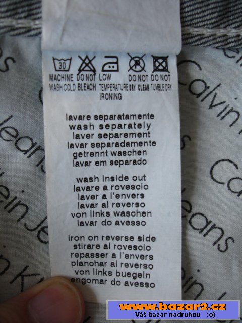 CALVIN KLEIN JEANS S VELKOU SLEVOU