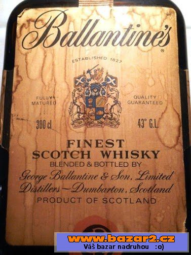 Vintage Ballantines Finest Scotch