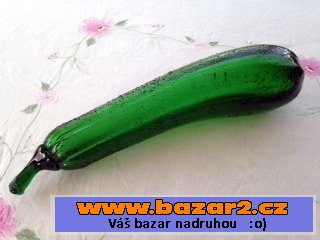 Škrdlovice skleněná okurka - ČSSR
