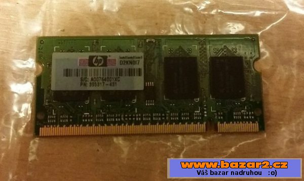 DDR2 RAM 512MB paměť do notebooku