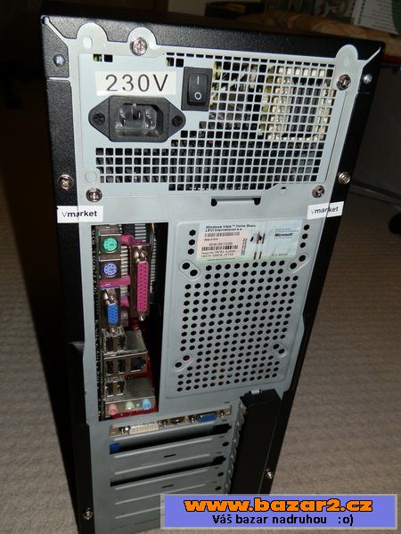 P4 2,8 GHz, 1 GB RAM, 250 GB HDD