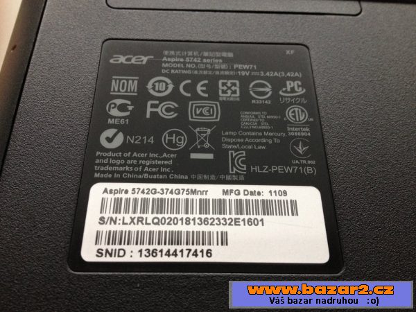 Acer Aspire 5742g