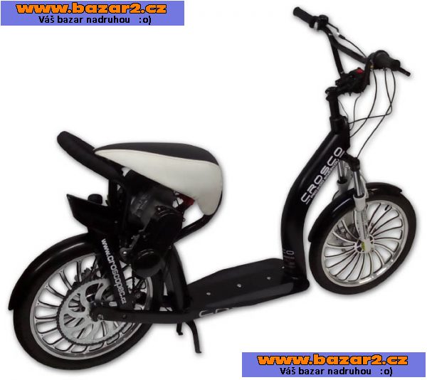 Motorová koloběžka Crosco s 4T motorem 49 ccm