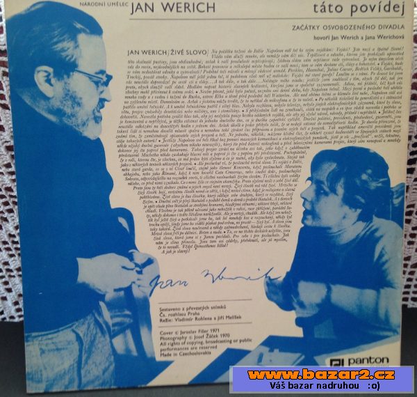LP vinyl - Jan Werich & dcera Jana
