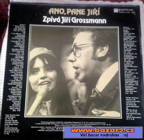 LP vinyl - Ano,pane Jiří ...