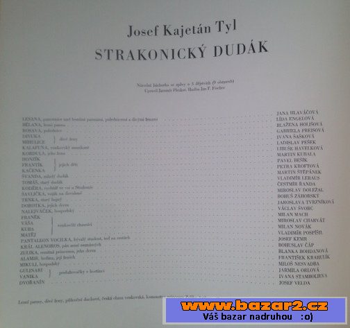 Vinyl LP pohádka Strakonický dudák