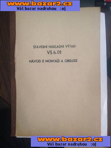 Prodám stavební výtah VS6.