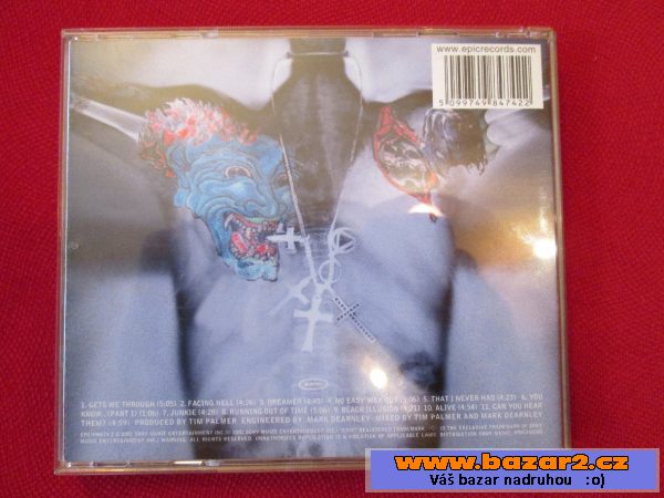 CD Ozzy Osbourne -  Down To Earth.