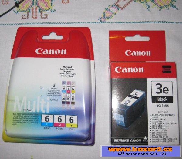 Originál náplně tisk. Canon daruji