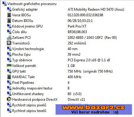 Notebook ASUS K72DR 17,3 - za mobil
