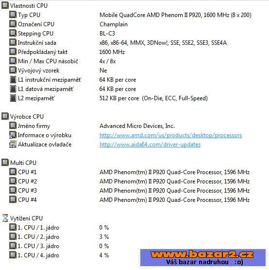 Notebook ASUS K72DR 17,3 - za mobil