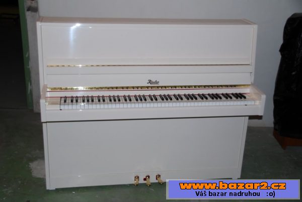 Prodám bílé pianino ROSLER m.114 