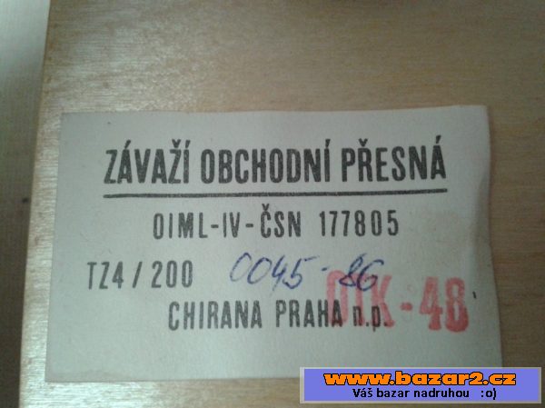 Sada závaží Chirana
