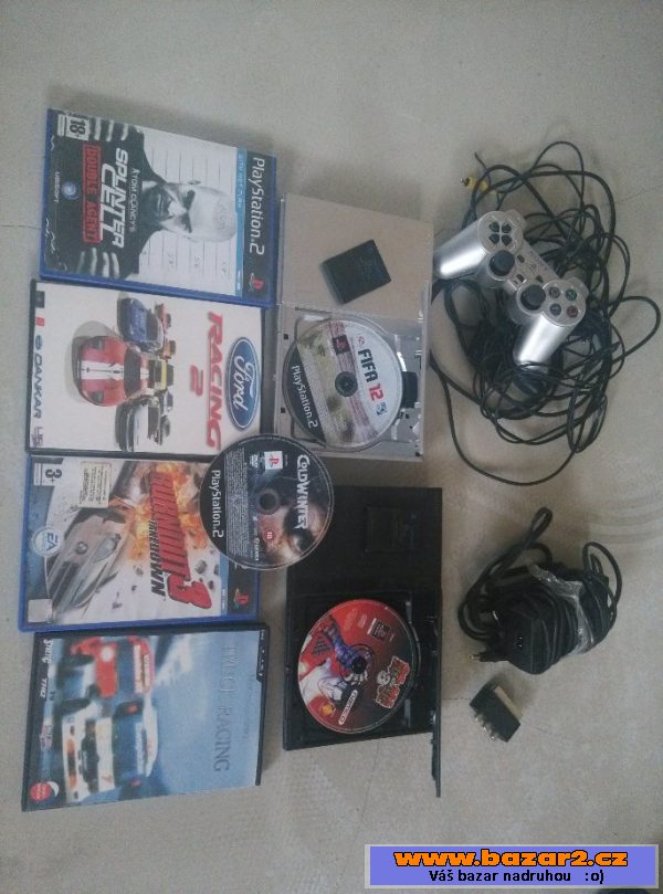 2x PS2 Slim - 7 her + 2x 8GB karta