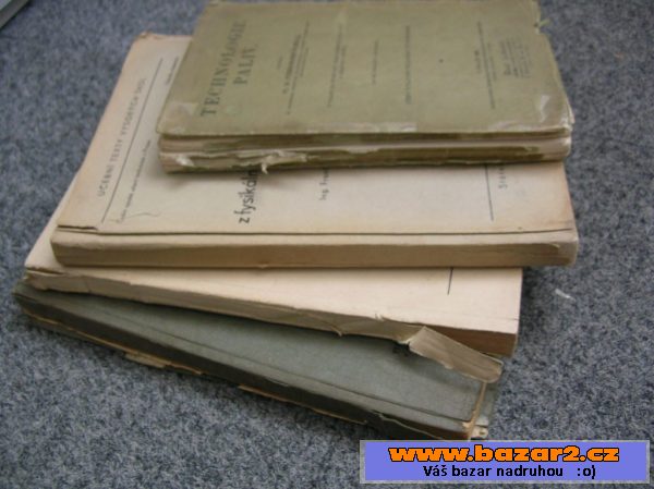 4 chemické knihy chemie technologie