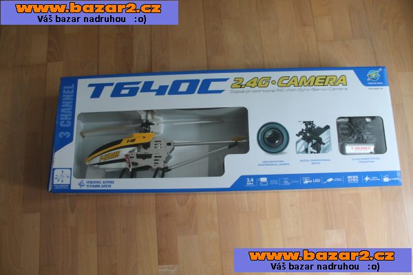 MJX RC vrtulník T-40C,T640 2,4GHz T-series s kamerou 3CH t640c rc model