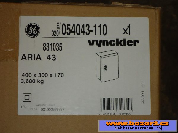 Rozvodnice Vynckier Aria 43