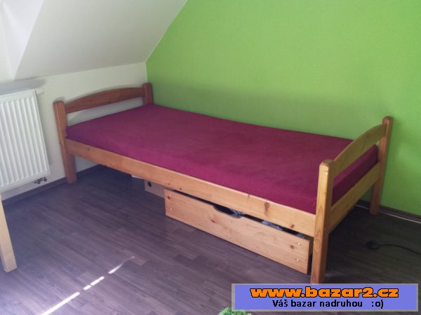 Jednolůžková postel, matrace