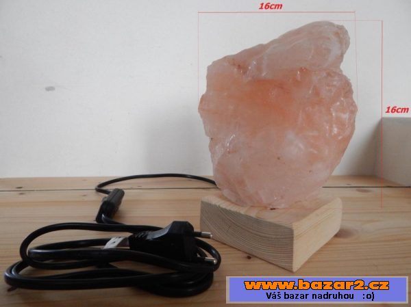 Solná lampa, lampička, krystal
