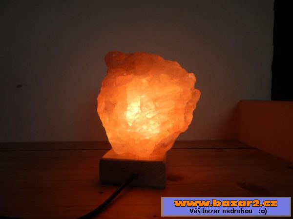 Solná lampa, lampička, krystal