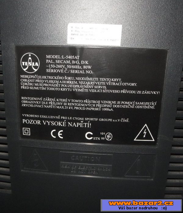 Starší televizi Tesla 53cm