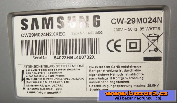 Starší televizi Samsung 68cm