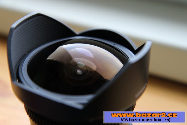 Samyang 8 mm, rybí oko, T3,8 Canon