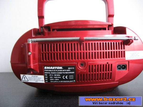 Radiomagnetofon s CD Smarton SM 213
