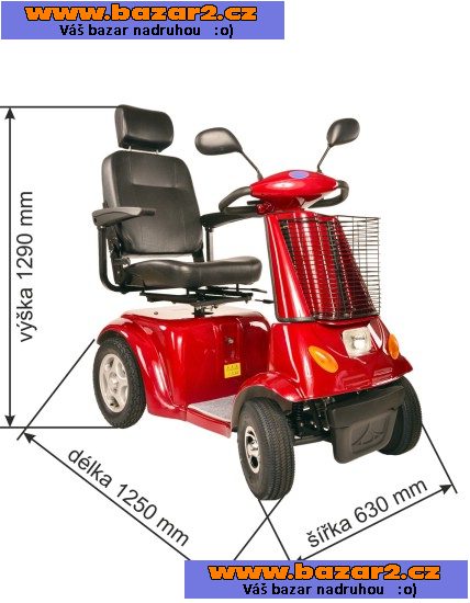 Selvo 4800 elektrický vozík pro tělesně postižené