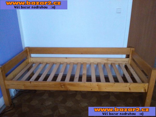 PRODÁM POSTEL JEDNOLŮŽKO 90 X 200 CM