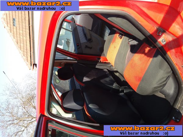 Hyundai Getz, 63kw, benzín , červený 