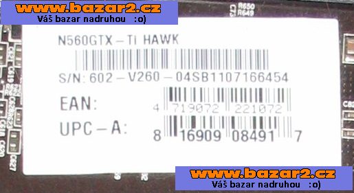 Grafická karta MSI N560GTX-Ti Hawk