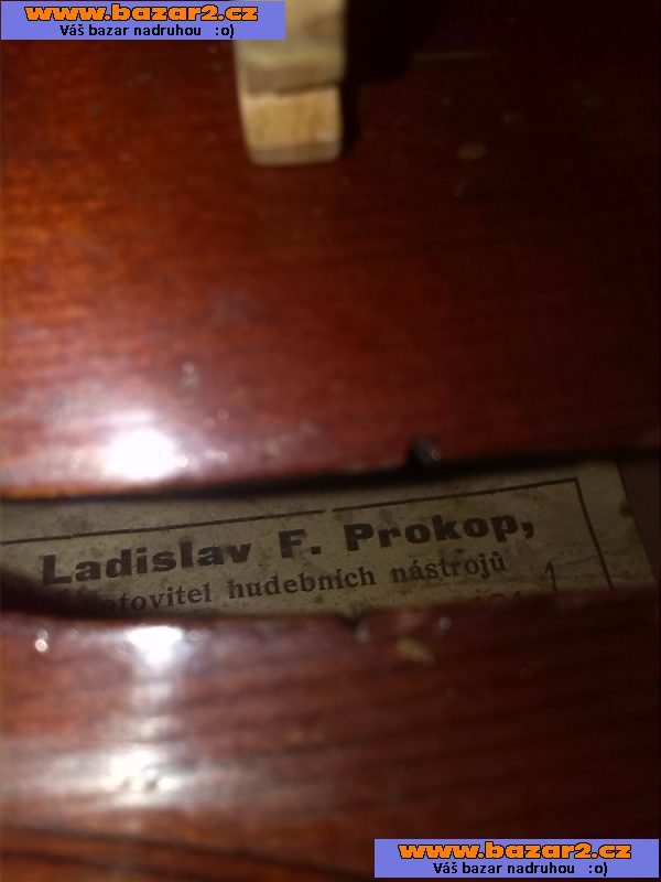 Prodám místr. housle Ladislav Prokop