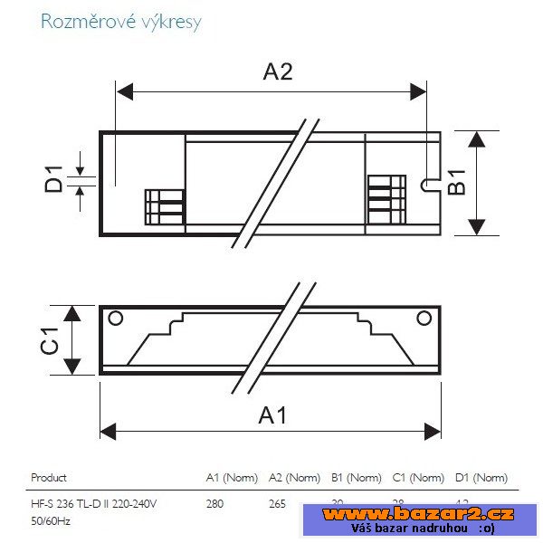 El. předřadníky HF-S 236 TL-D II