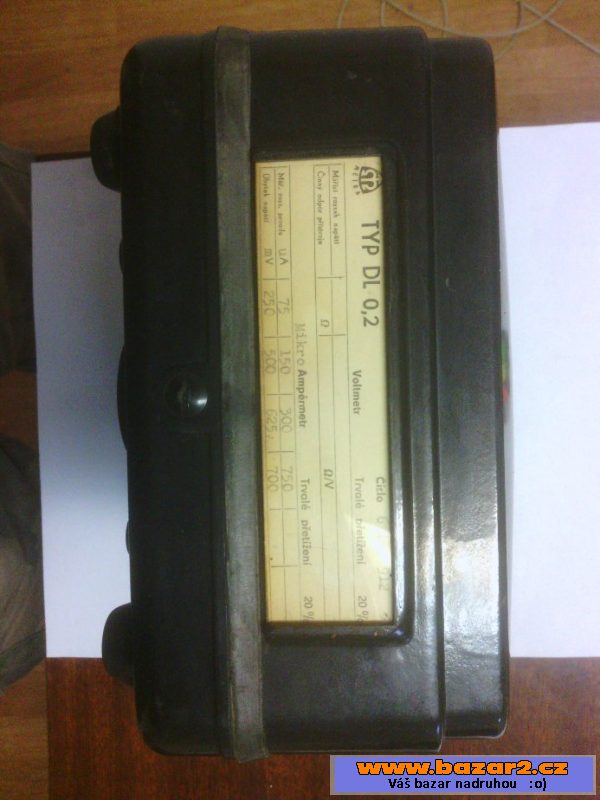 Mikroampermetr TYP DL 0,2