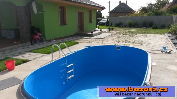 Bazén plastový 6x3x1,5