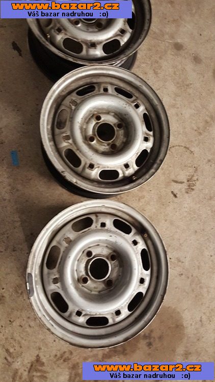 4xplechove disky orig. VW 4x100 6jx14 et38 