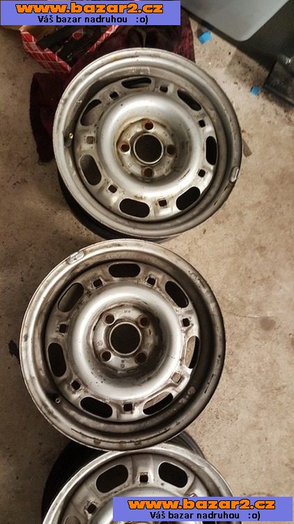 4xplechove disky orig. VW 4x100 6jx14 et38 