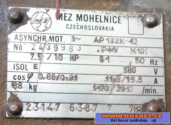 Dvouotáčkový elektromotor!