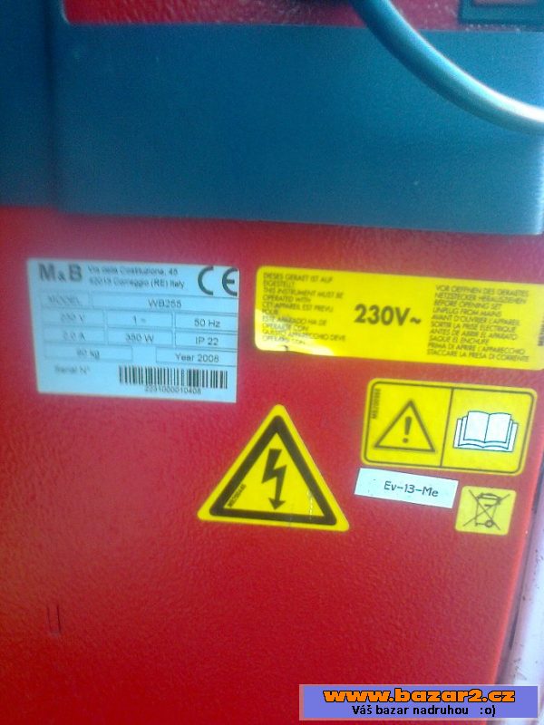 Vyvažovačka pneu zn. M-B model WB 255